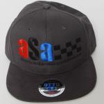 ASA Flat Bill Hats - Gray